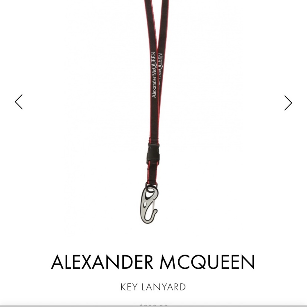 ALEXANDER McQUEEN key lanyard